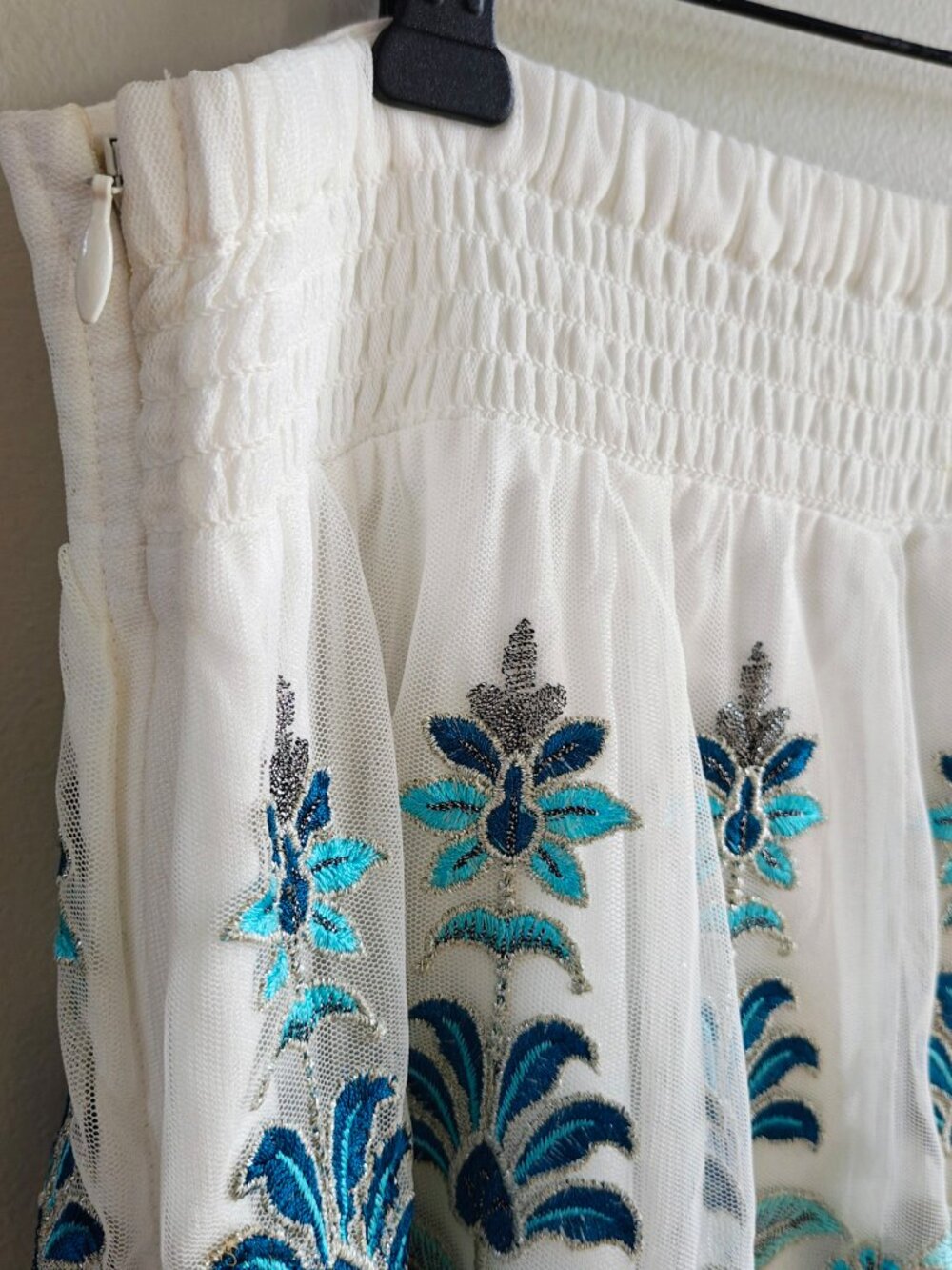 SOFT SURROUNDINGS Alexandria Embroidered Skirt - Picture 3 of 9